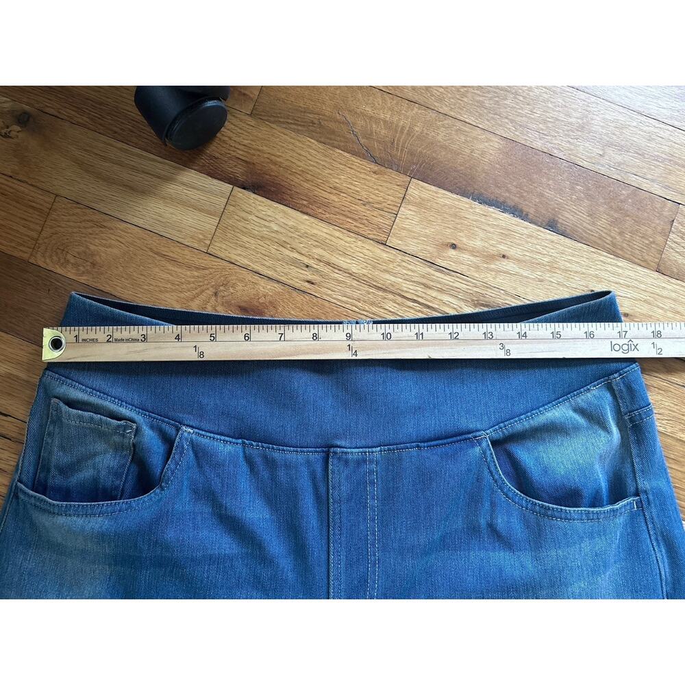 Halara Flex™ High Waisted Pockets Baggy Wide Leg Washed Casual Jeans Womens XL - Picture 4 of 9